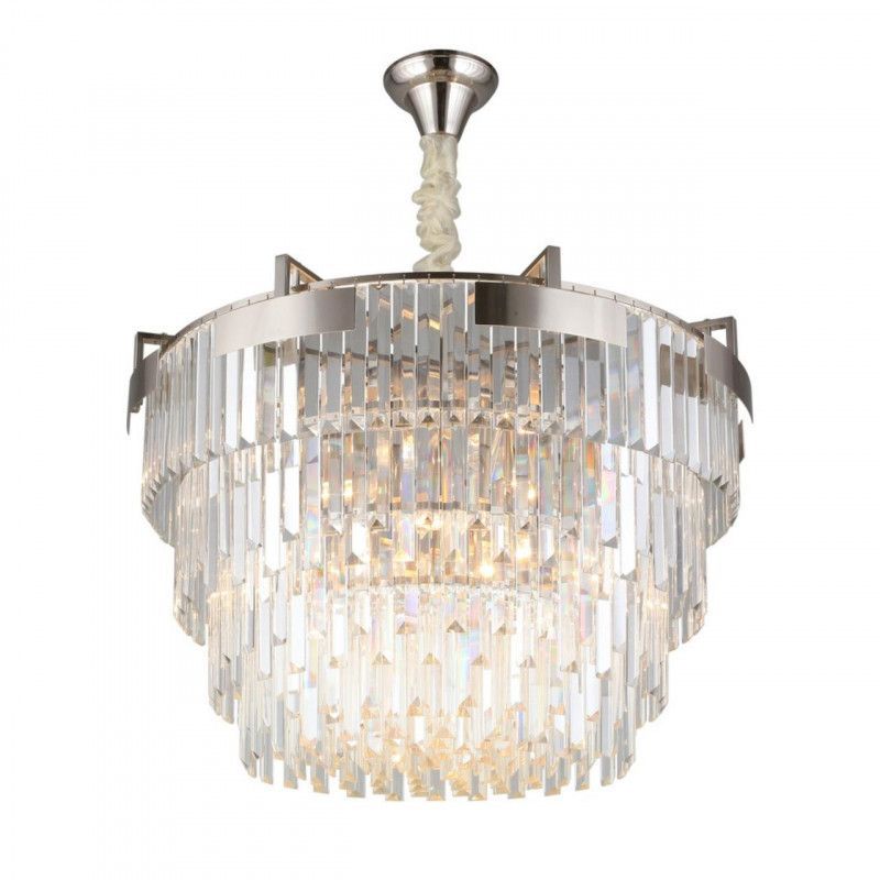 Каскадная люстра 70*75-111,5 см, 15*E14, 40W, Aployt Mariz APL.813.03.15, никель
