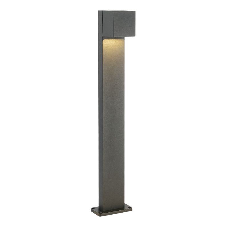 Садово-парковый светильник 15,8*13,9*80 см, *LED*12W, 3000K, ST-Luce BRIK SL9513.705.01, серый