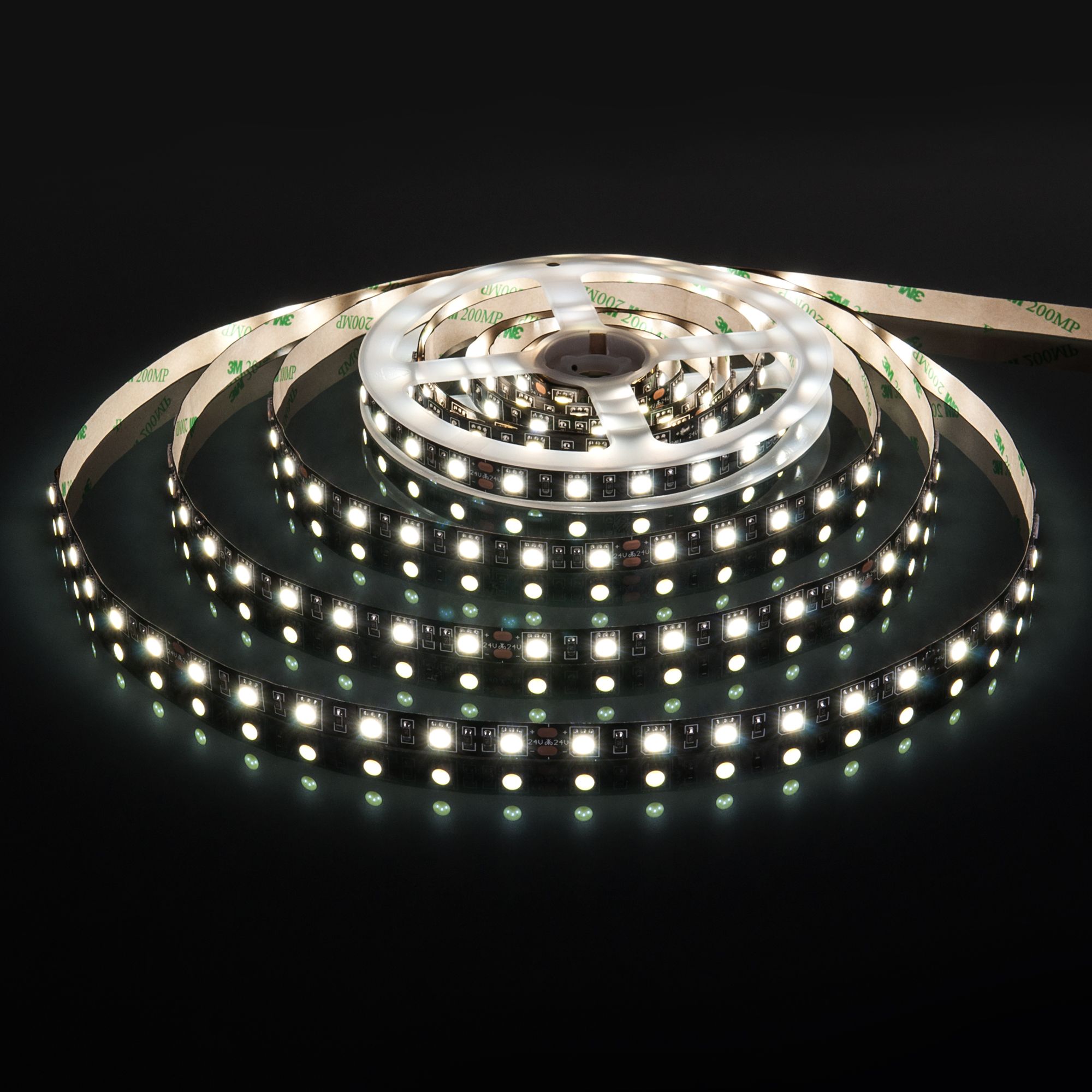 Светодиодная лента Лента светодиодная 24V 14,4W 60Led 5050 IP20 холодный белый, Black, 5м Elektrostandard