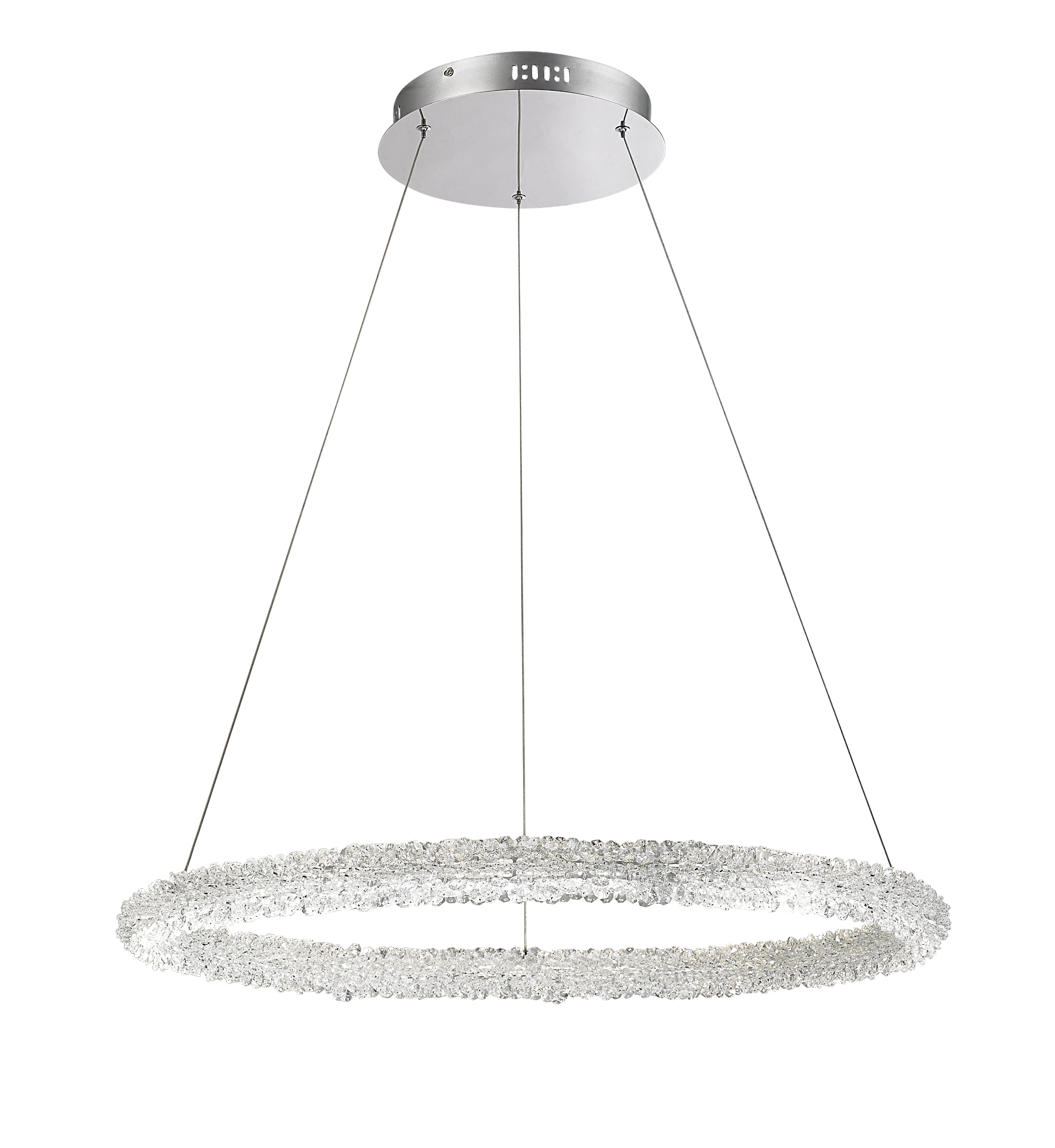 Люстра 800*1500, LED, 46W 4000K NewRgy LED 7166-1C80 CHROME, Хром