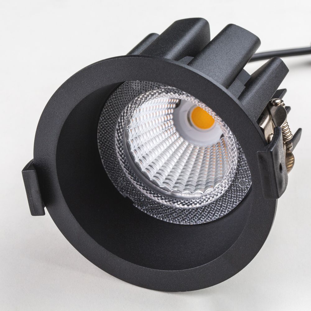 Светильник LED IP65 *8,6*- см, LED*W, 4000K, Lightstar Ciclone 385047, Черный, вр 7,5 см