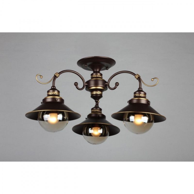 Люстра 61*61*35 см, 3*E27, 60W, Omnilux Omnilux 504 OML-50407-03, коричневый