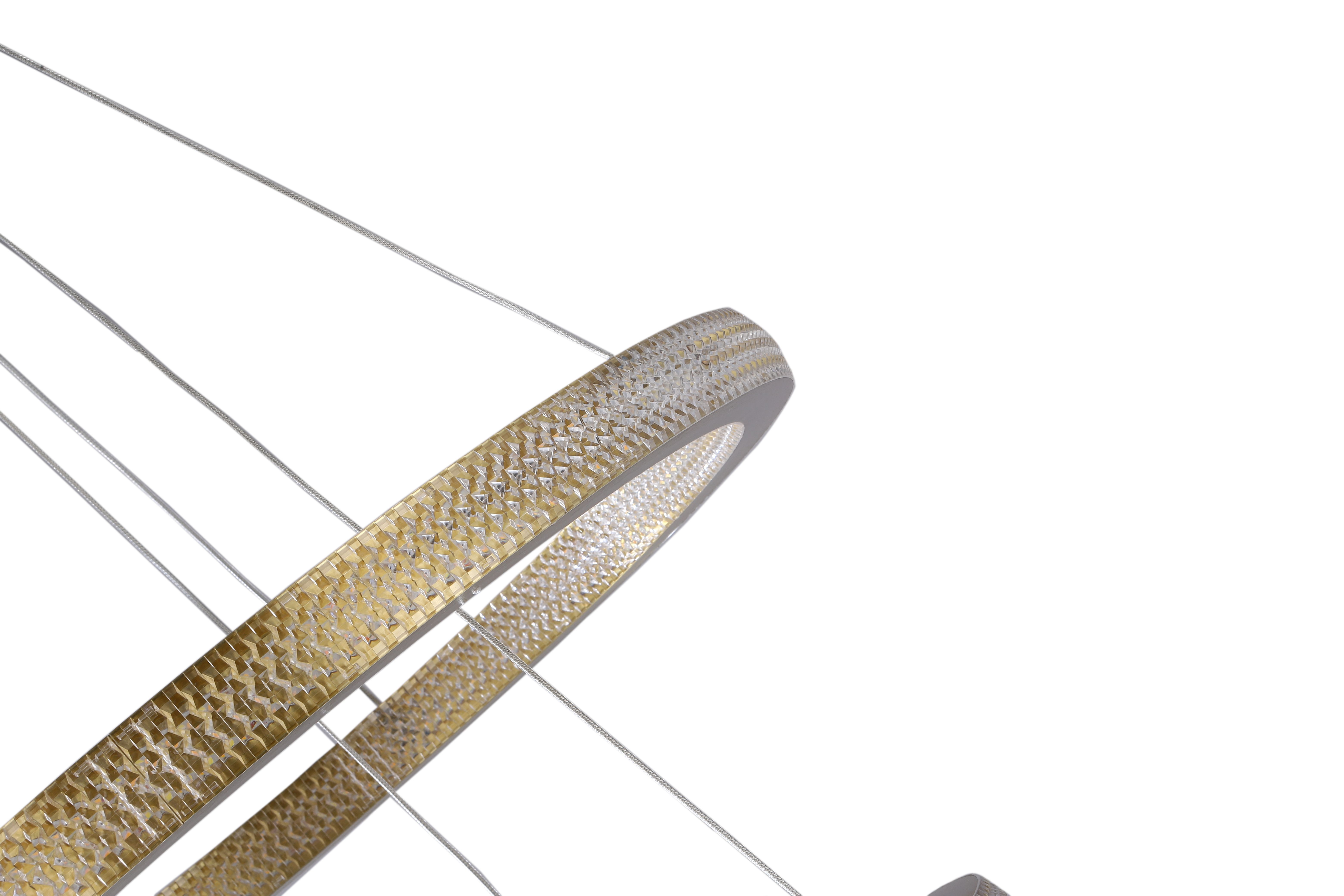 Светильник подвесной 40/60/80 см, LED 126W 3000/4000/6000K бронза Zortes Grace ZRS.30220.126