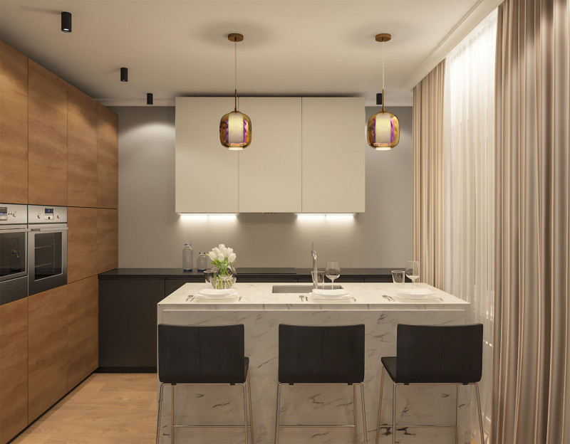 Светильник 22 см, Maytoni Dolce MOD001PL-01CFL, латунь