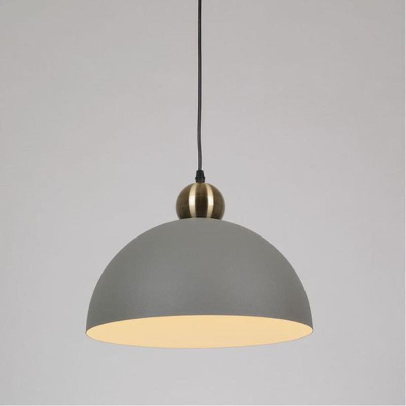 Светильник подвесной 35*25 см, 1*E27 ARTE Lamp RECINTO A7053SP-1GY серый