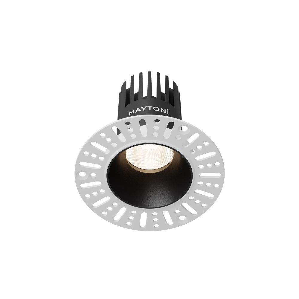 Встраиваемый светильник  DL119-10W-4K-TRS-B **-8,2 см, *LED*10W, 4000K, Maytoni technical Dip DL119-10W-4K-TRS-B, Черный
