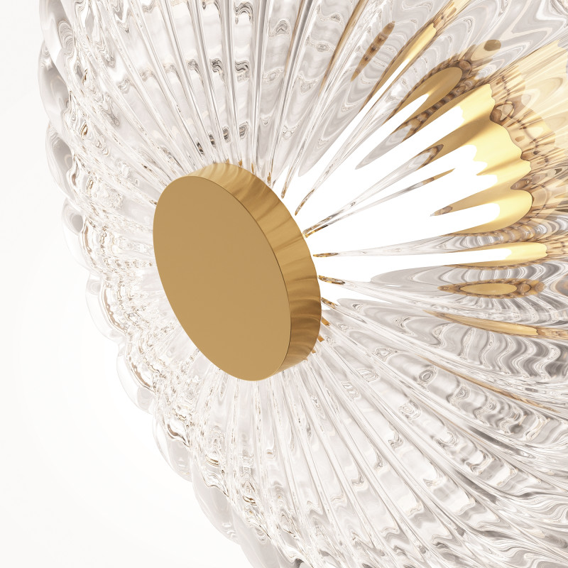Настенный светильник 15,5*35*35 см, LED 8W 3000K Maytoni Modern Amulet MOD555WL-L4G3K золото