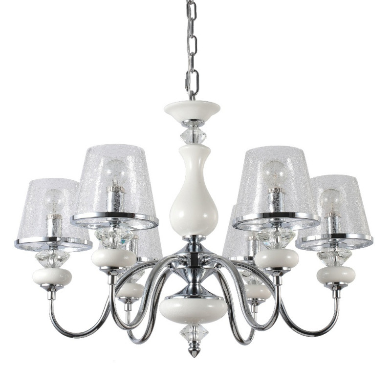 Люстра 70 см, Crystal Lux BETIS SP-PL6 Хром