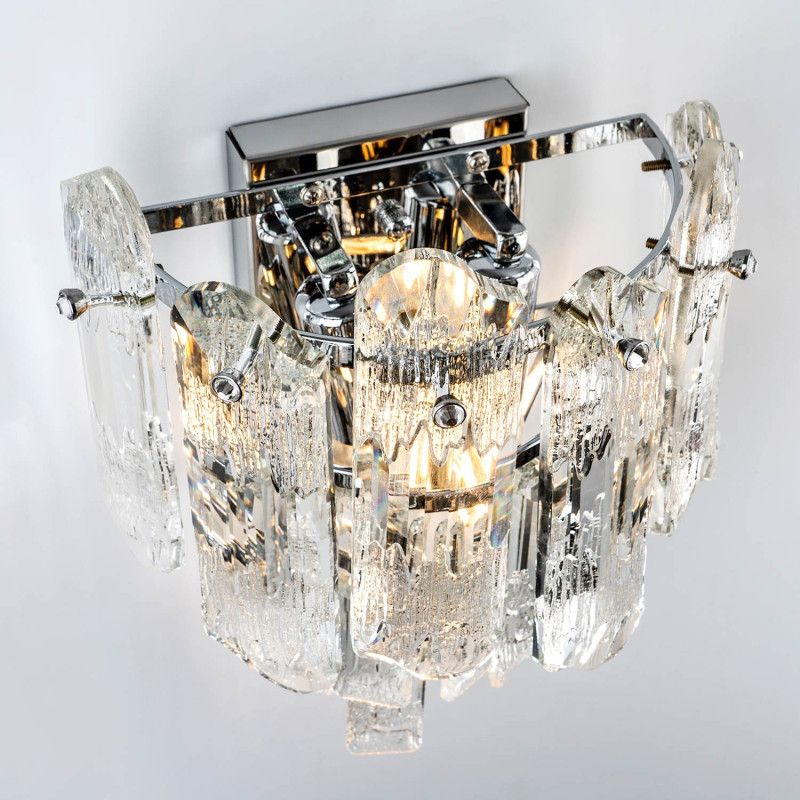 Настенный светильник 23x14x26см, Е14, 2x40Вт, , Modelux ML.7083.02 CR Хром