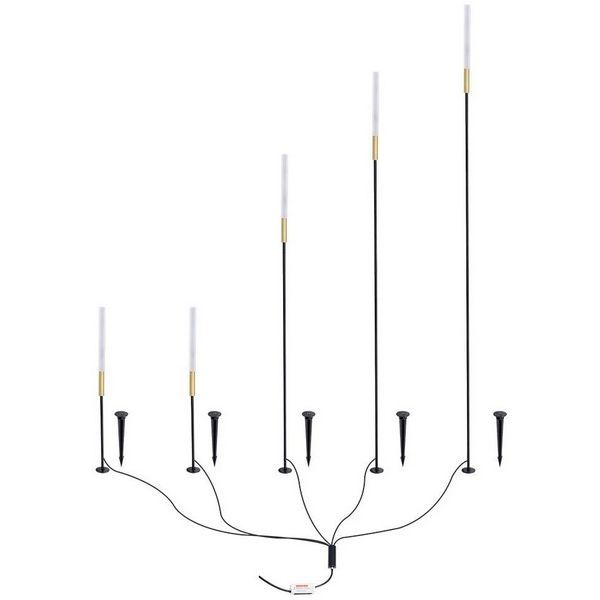 Грунтовый светильник 2,5W, 3000K, Arte Lamp MUSTER A1083PA-5BK, черный