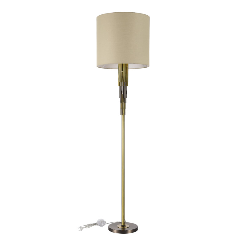 Торшер 43*180 см, 1*E14, 42W, ST-Luce GLORIA SL1638.305.01 латунный