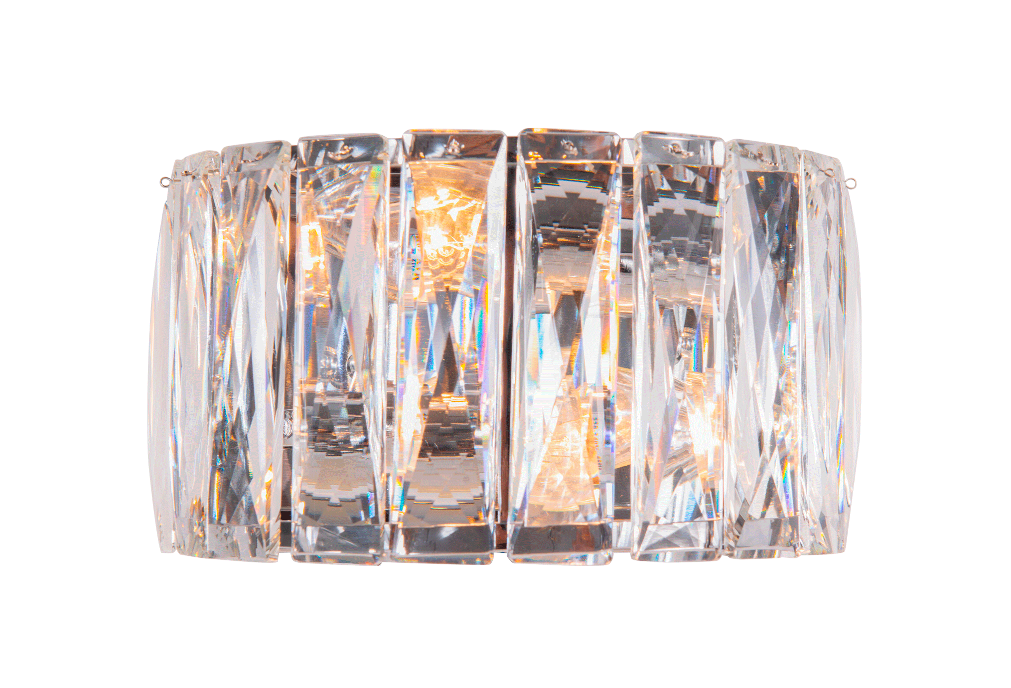 Бра 120*200*130, 2*E14, 40W NewRgy Cristallo W2432R/2A CHR+CL, CHR+CL