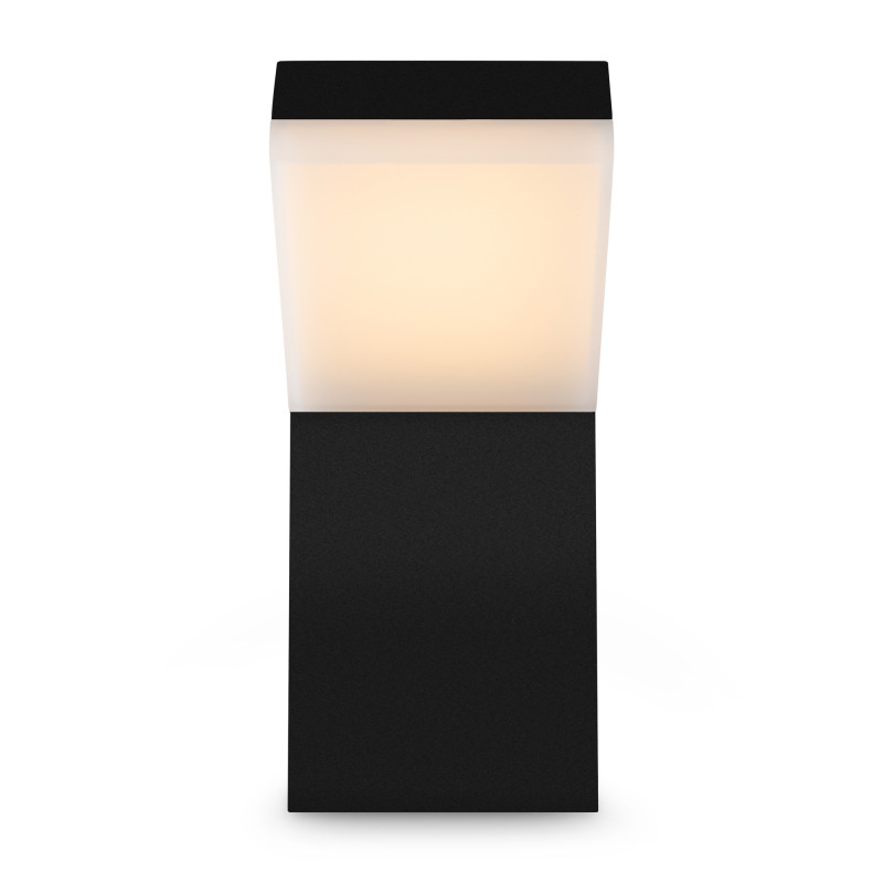 Светодиодный светильник 22 см, 12W, 3000K, Maytoni Paso O595WL-L12B3K, черный