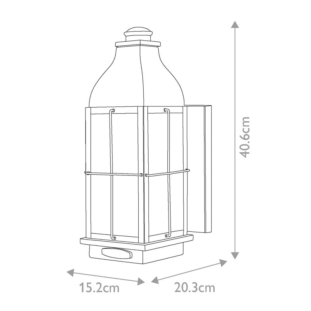 Настенный фонарь Hinkely Lighting, Арт. HK-BINGHAM-M