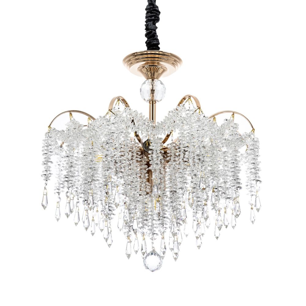 Подвесная люстра 48*48*105 см, Е14 10x40ВтW, Золото MODELUX ML.855.10