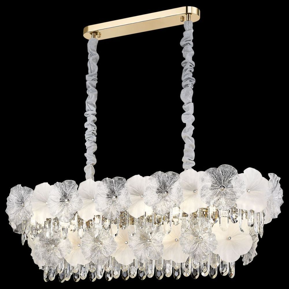 Подвесной светильник 100 см, Wertmark Isabella WE112.16.323, золото