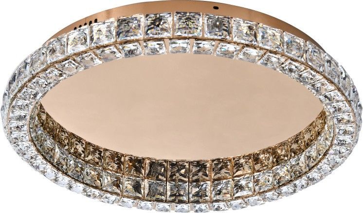 Люстра потолочная 60 см, 60W, 3000-6000K, Stilfort 4052/03/06C, золото