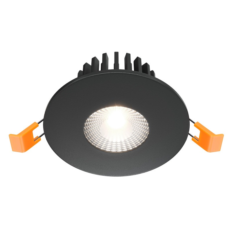 Светильник 9 см, 7W, 4000K, Maytoni Downlight Zen DL038-2-L7B4K, черный