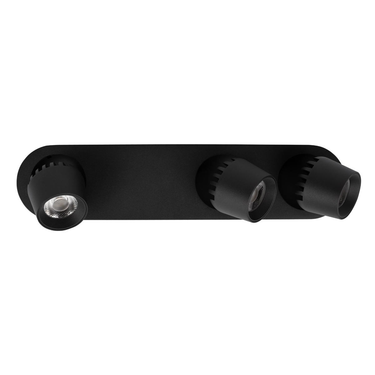 Накладной светильник 32,5*7,5*9 см, 3*LED*7W 4000K LOFT IT Quiet 10320/3 Black черный