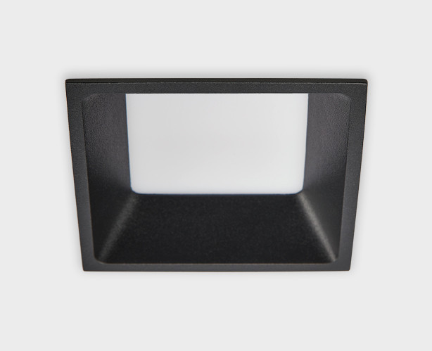Встраиваемый светодиодный светильник Italline IT06-6019 black 3000K, 10W LED, 3000K, черный