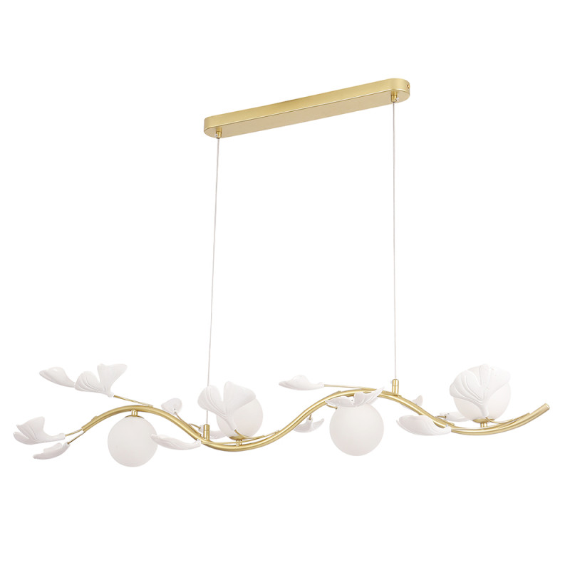 Светильник 115 см, Crystal Lux COLIBRI SP4 GOLD, золото