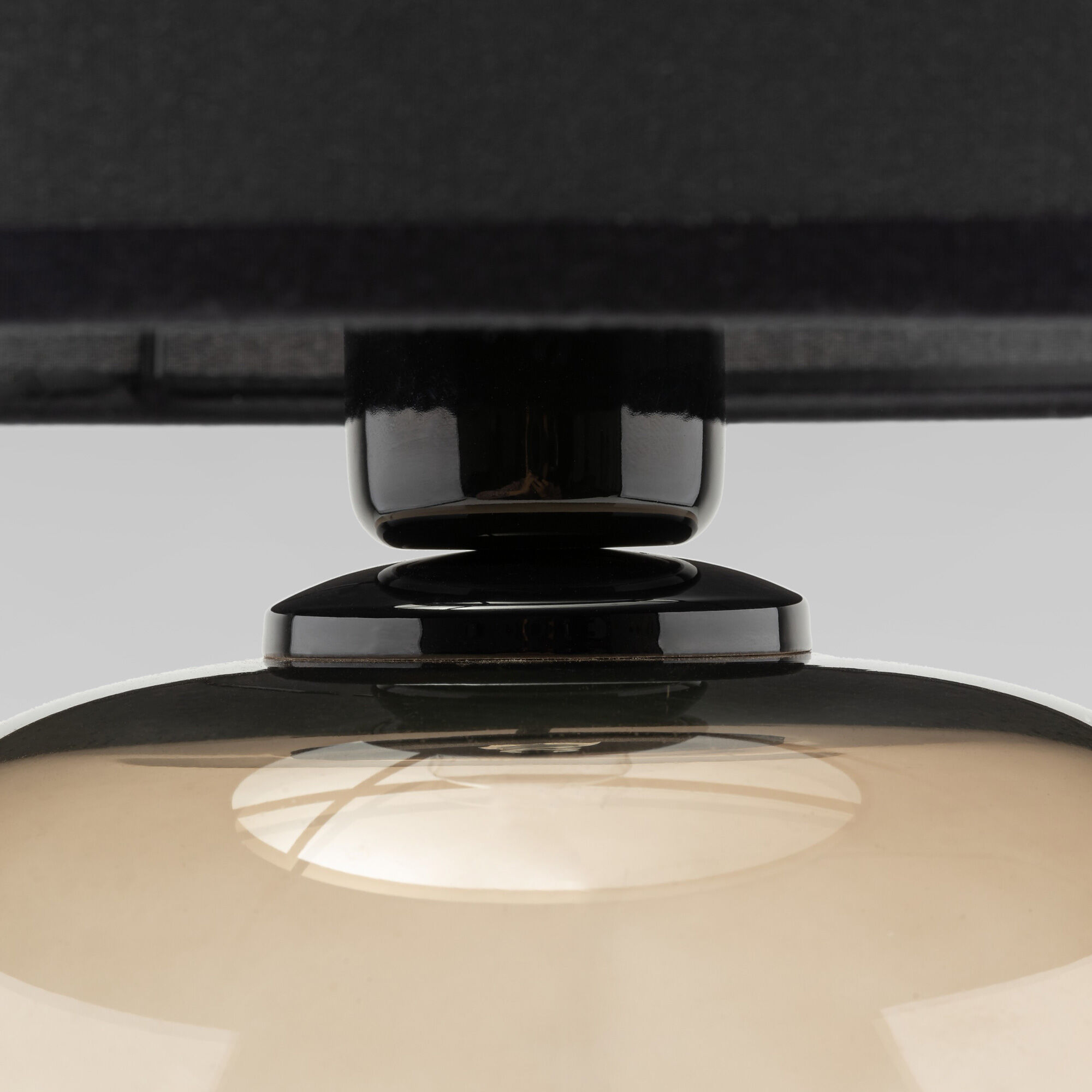 Настольная лампа 48 см, TK Lighting 5988 Melody, янтарный-черный