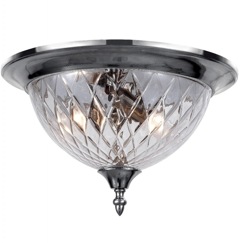 Светильник потолочный 32 см, Crystal Lux NUOVO PL3 CHROME Хром