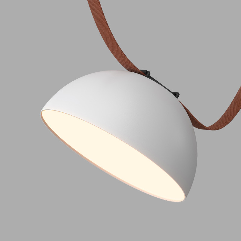 Трековый однофазный светильник 22 см, 24W, 3000K, Denkirs Belty Flow DK5561-WH+BK