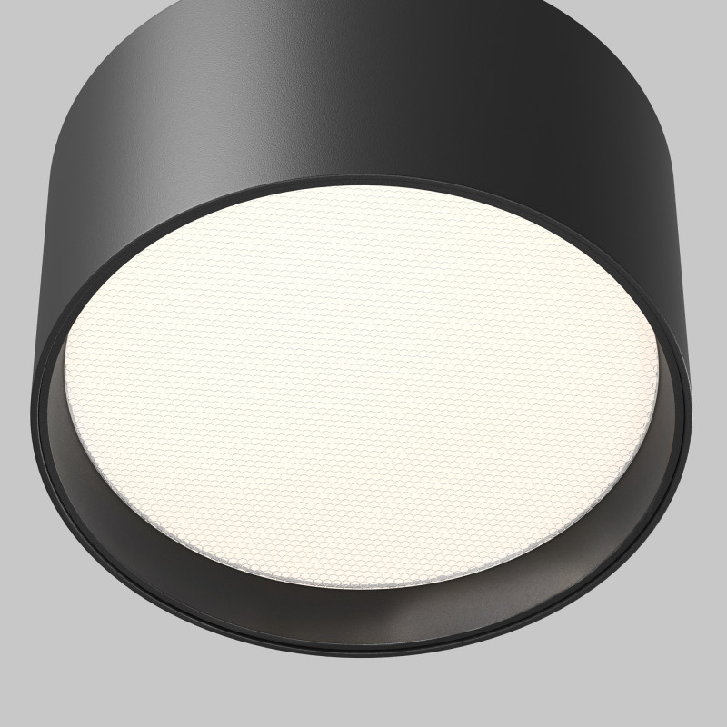 Светильник 12 см, 12W, 4000K, Maytoni Glare C091CL-12W4K-B, черный