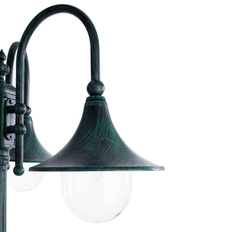 Светильник уличный Arte Lamp A1086PA-3BG Malaga, 230 см