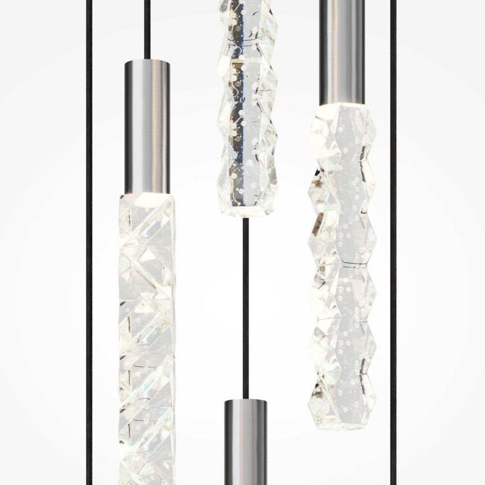 Подвесной светильник 35 см, 17W, 3000K, Maytoni Selemo MOD328PL-L18CH3K, хром