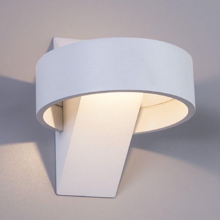 Настенный светодиодный светильник Arte Lamp Anello A1705AP-1WH, белый