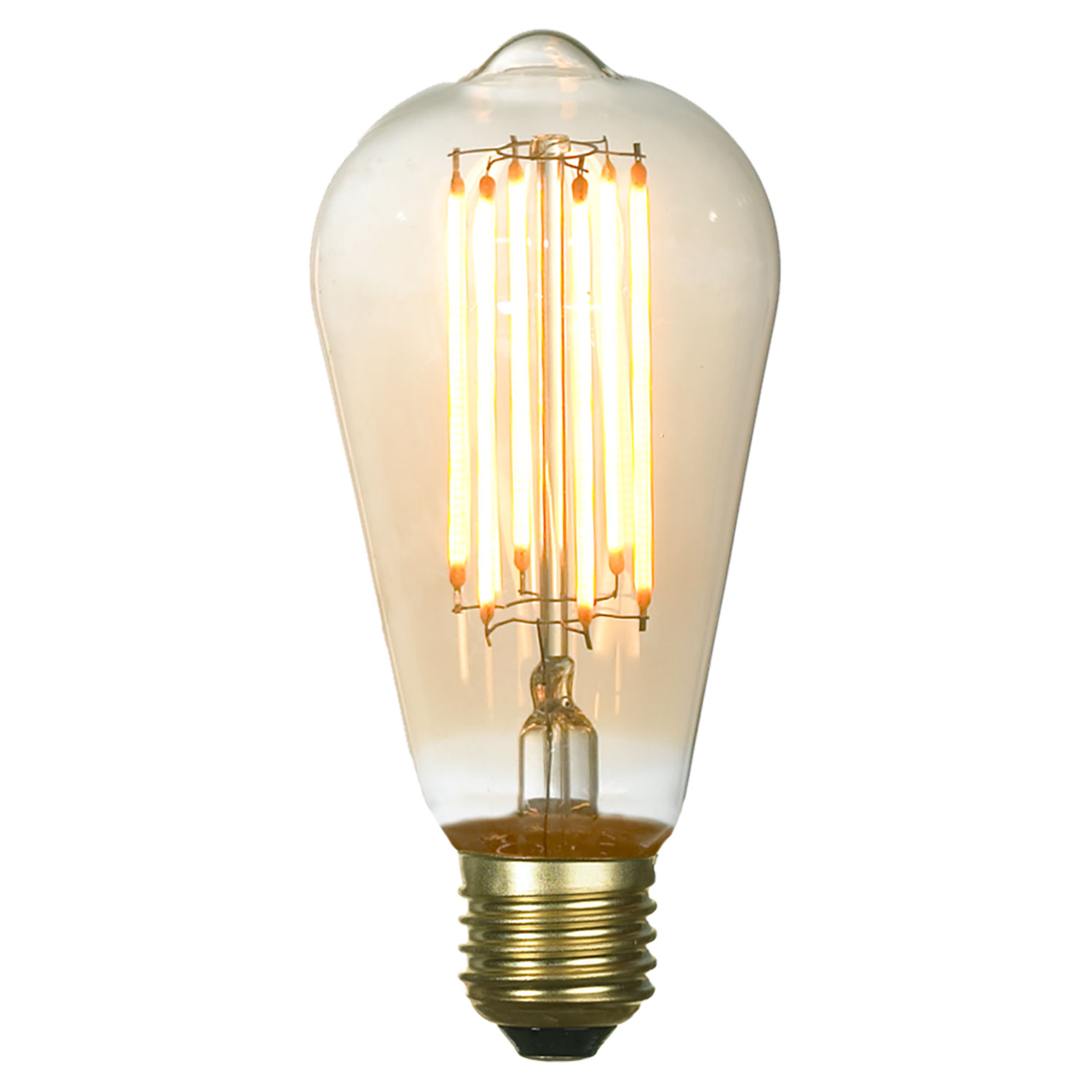 Лампа светодиодная 6,4*14 см, 1*E27*6W 2700K Lussole Edisson GF-L-764 бронзовый