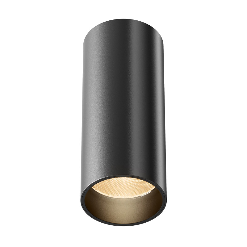 Накладной светильник 5,2*5,2*12,5 см,  LED, 12W, 3000К, Maytoni Technical FOCUS LED C056CL-L12B2.7K-W-B черный