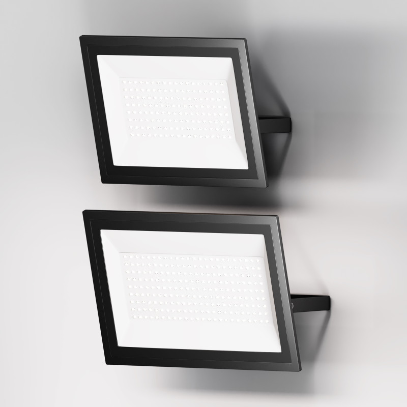 Прожектор 23 см, 150W, 6500K, Maytoni Flood FL001-L150B6K, черный