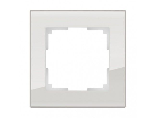 WL01-Frame-01 / Рамка на 1 пост (дымчатый,стекло), 4690389061301