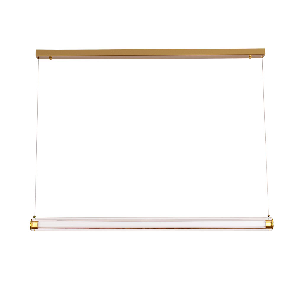 Подвесной светильник 8*120*8 см, 1*LED, 19W, 3000K Divinare Pastel 1711/17 SP-19, Латунь