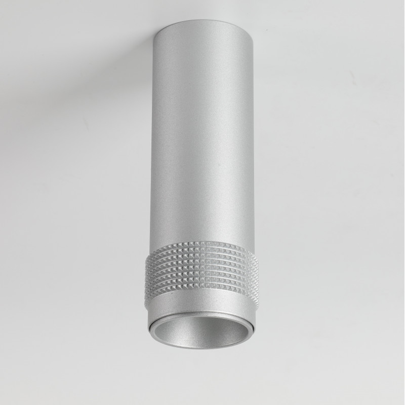 Светильник 6,5*6,5 см, GU10 5W, Favourite Kinescope 2454-1C, D65*H180, серебряный