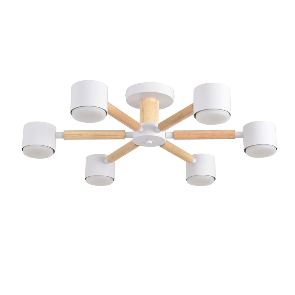 Люстра 60*15-15 см, 6*GX53 LED*7W, Lumion Vudi LUM8306/6C, белый; бежевый