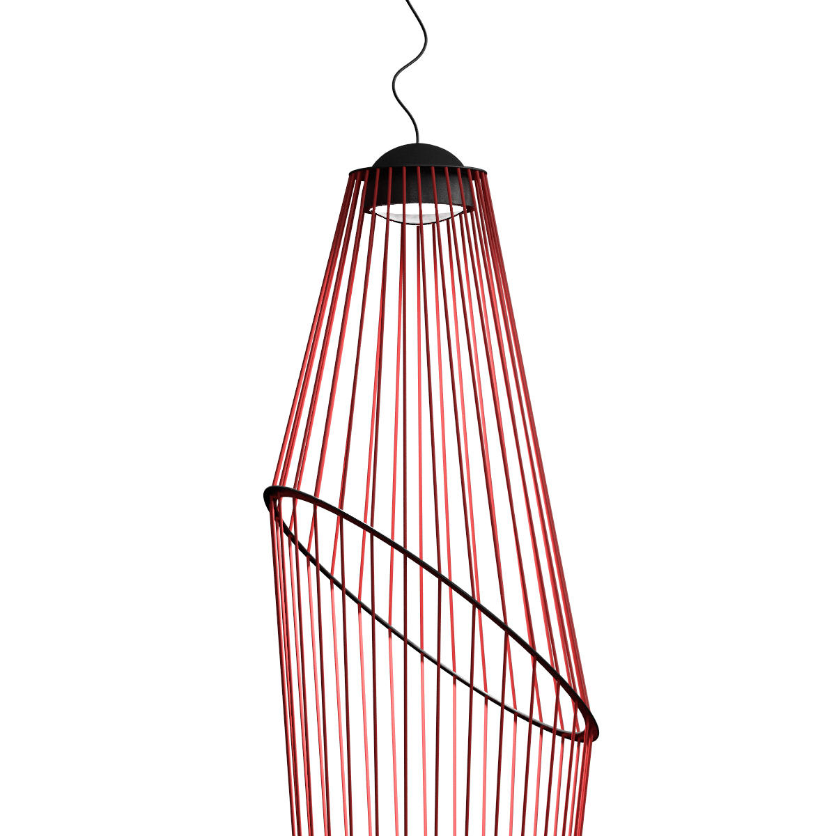 Подвесный светильник 94*150 см, 1*LED*30W 3000K LOFT IT Beam 10292/A Red красный