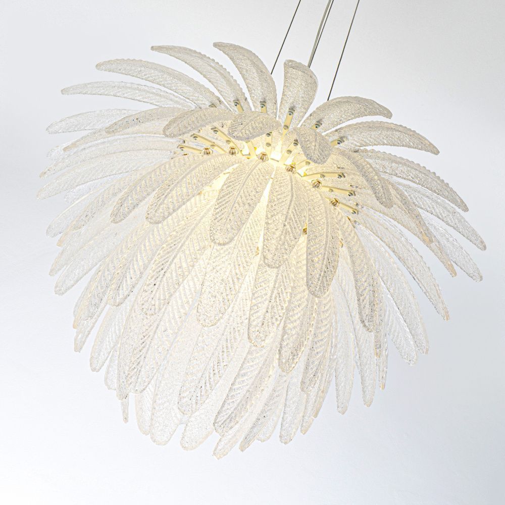 Люстра *60*38 см, LED*50W, 4000K, Modelux  ML.2420.600 CP, Шампань