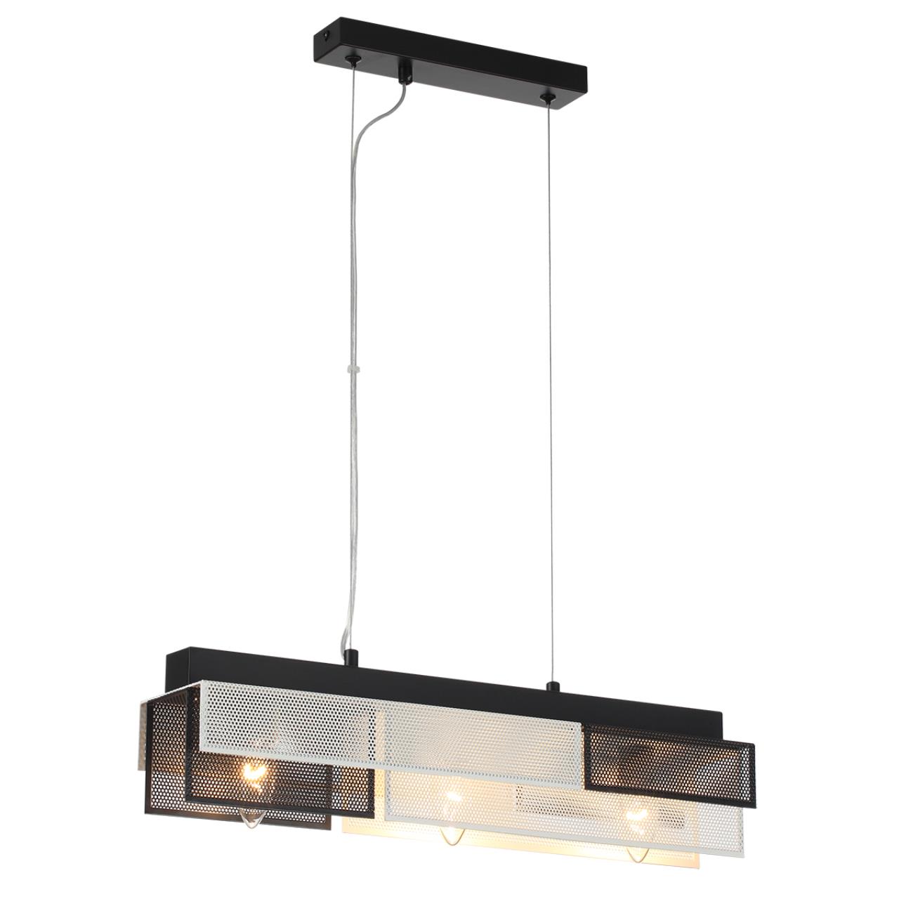 Светильник подвесной 11*51*167 см, 3*E14 Lumion DANA 8004/3A черный, белый