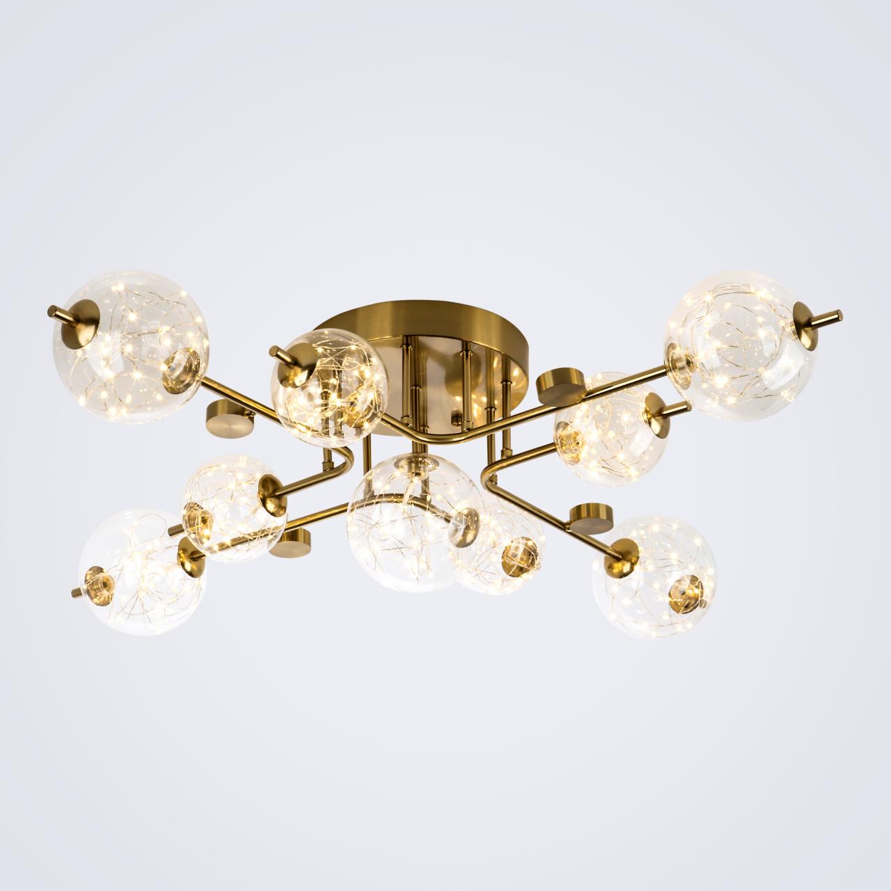 Светильник 105*105*26 см, LED 50W, 3000 / 6000K, Бронза MODELUX ML.6090.9