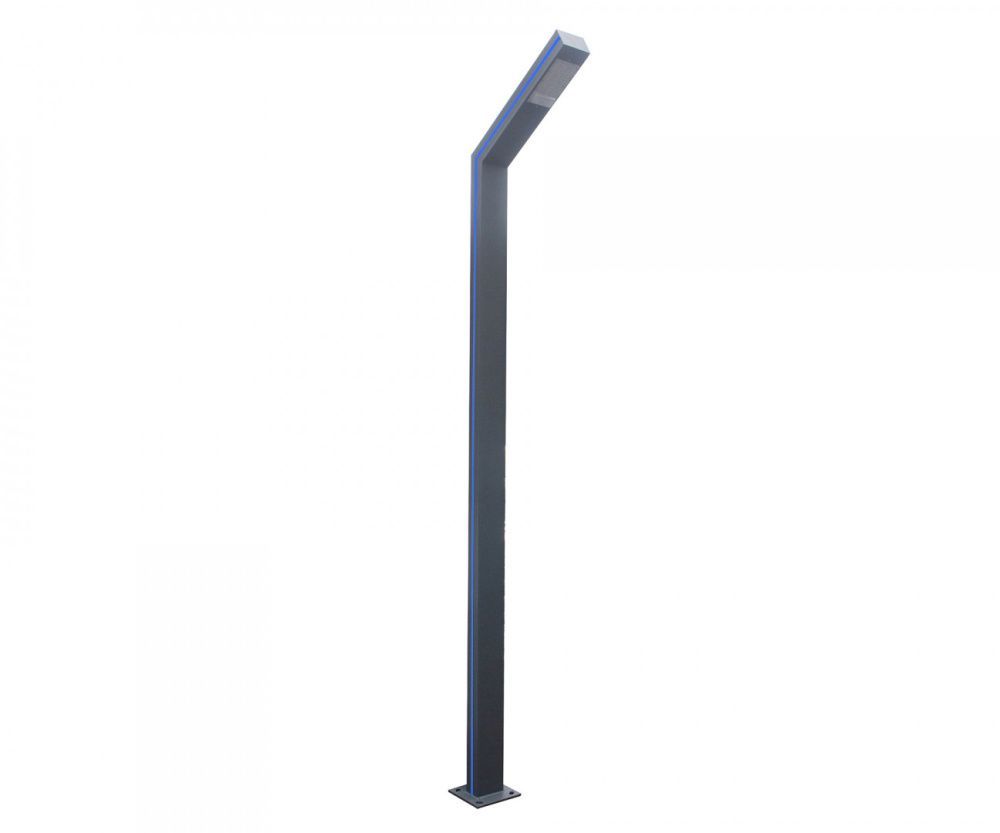 Уличный светильник 300 см, 30W, 4000K, Kink Light 09202-F(220V/Solar),16(05), серый
