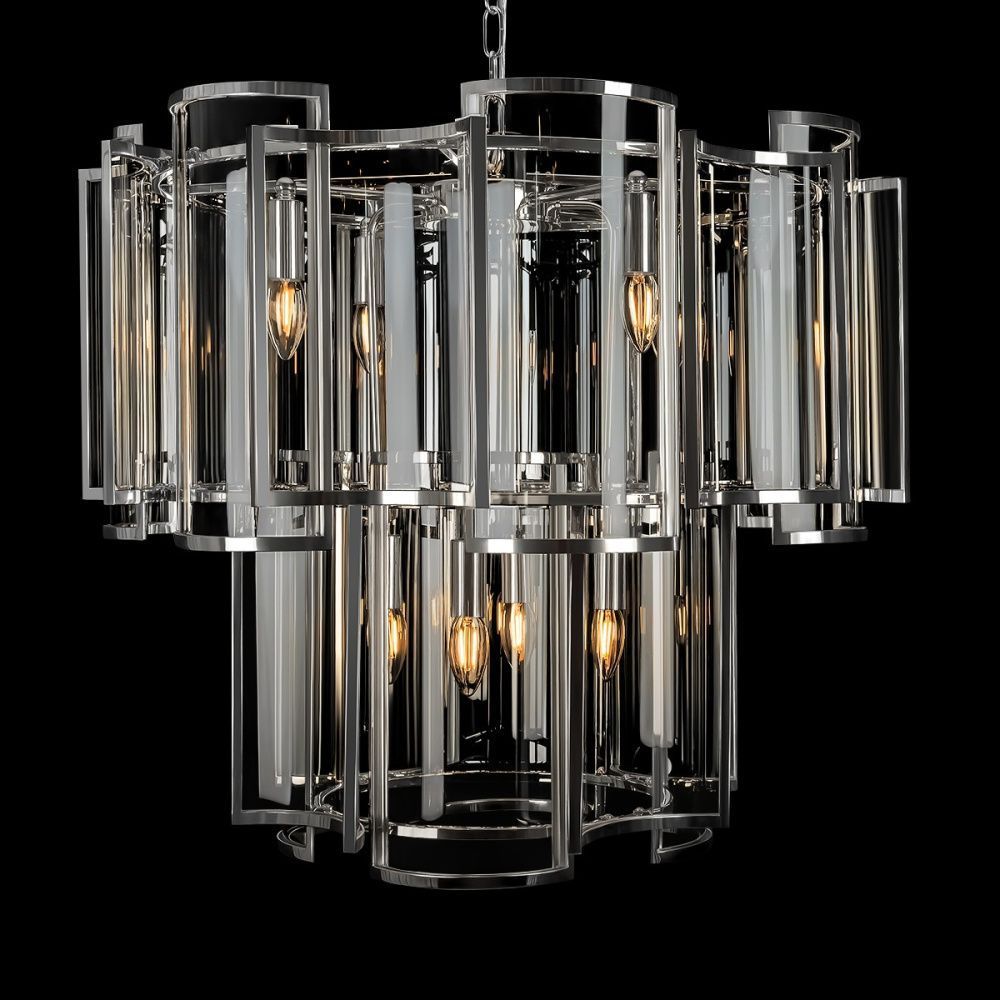 Подвесной светильник 63 см, Loft IT Reflection 10433/8, никель