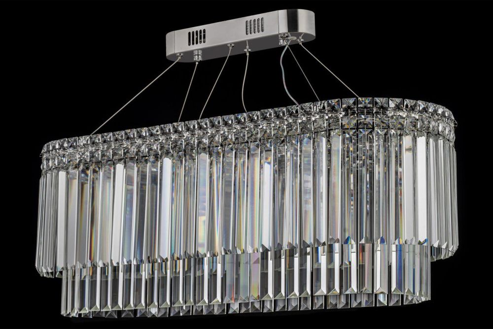 Люстра подвесная **30 см, Led лента*LED*100W, 3000/6000K, Arti Lampadari Ovindoli Gold Ovindoli L 1.5.80X30.101 N, Никель