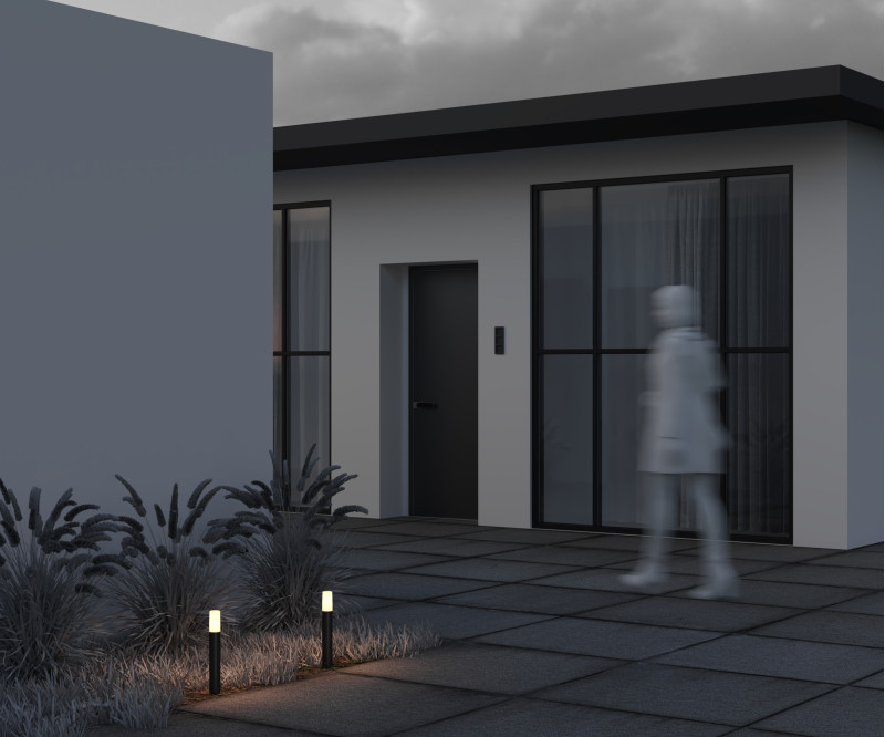 Светодиодный светильник 51 см, 3W, 3000K, Maytoni Talpa O416FL-L3B3K1, черный