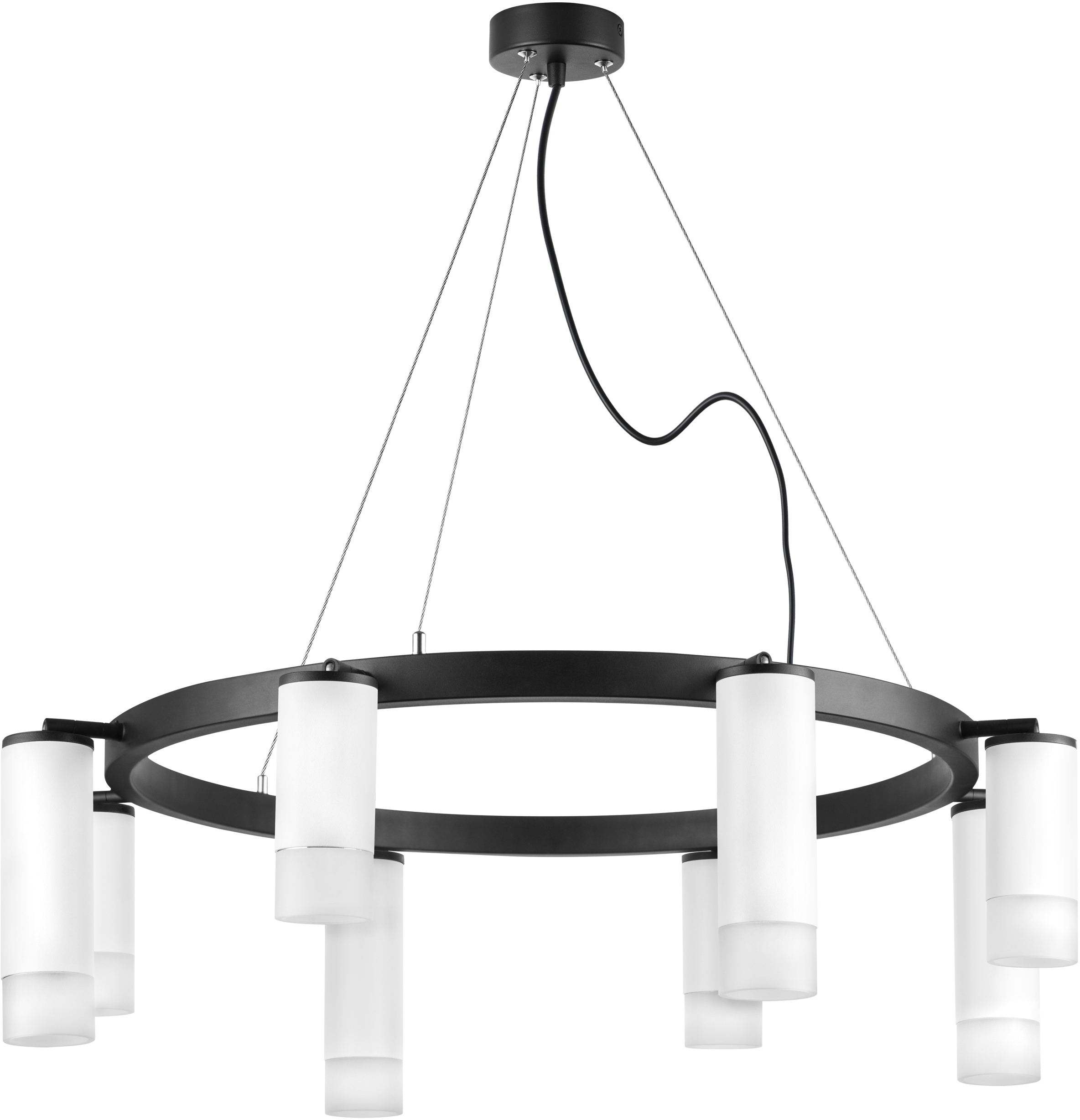 Светильник 110 см, Lightstar Rullo LR0183648641, черный-белый