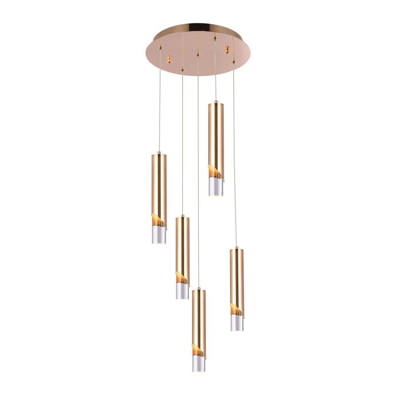 Подвесной светильник 31*31*100 см, LED 25W, 4000K, Золото MODELUX ML.3317.5