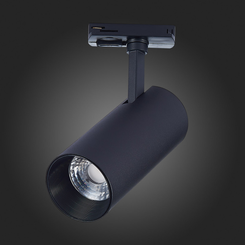 Трековый светильник 16*7 см, 20W, 3000K ST LUCE ST350.436.20.36 Матовый черный